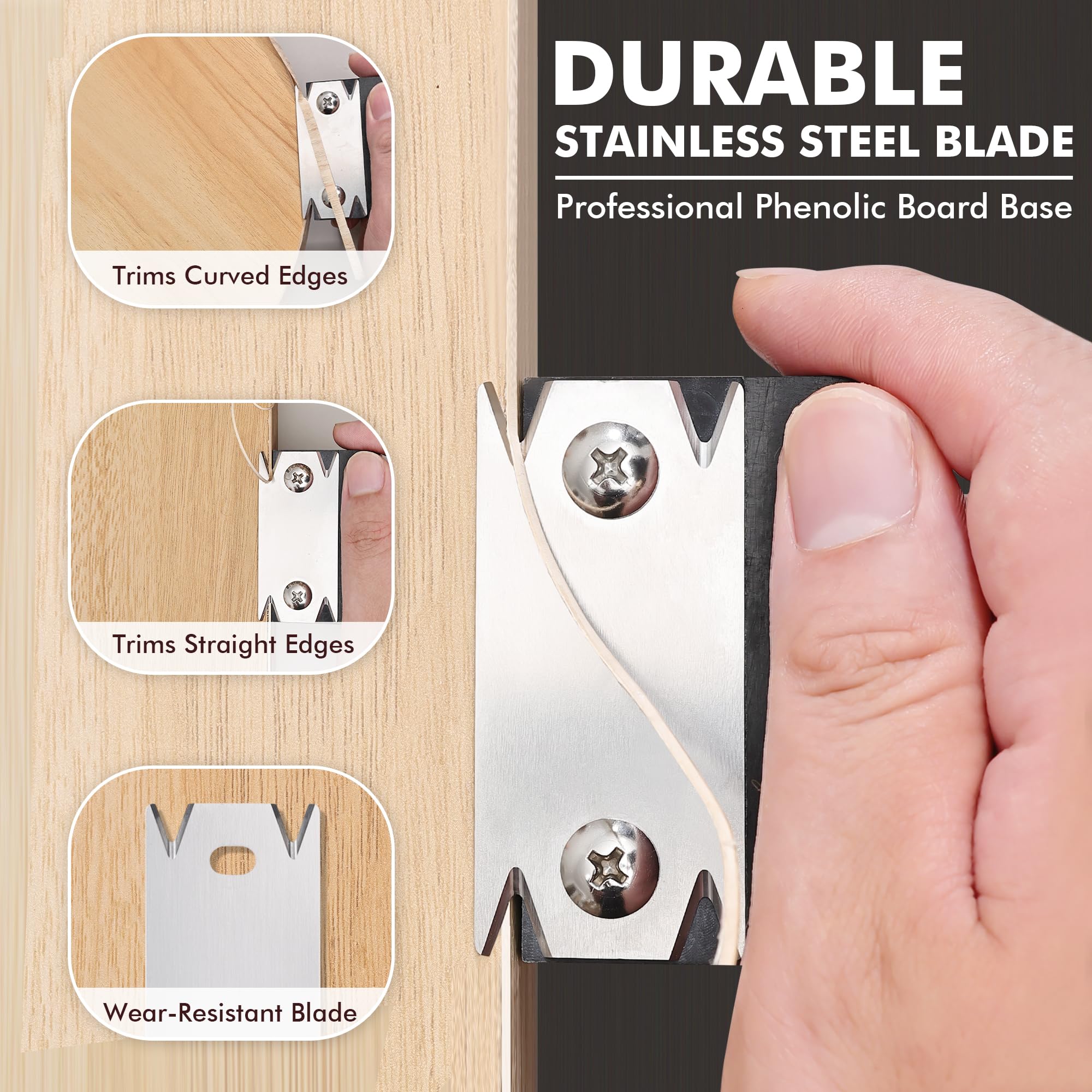 Woodworking Edge Corner Planer - Trimmer Wood Chamfering Fillet Scraper Board