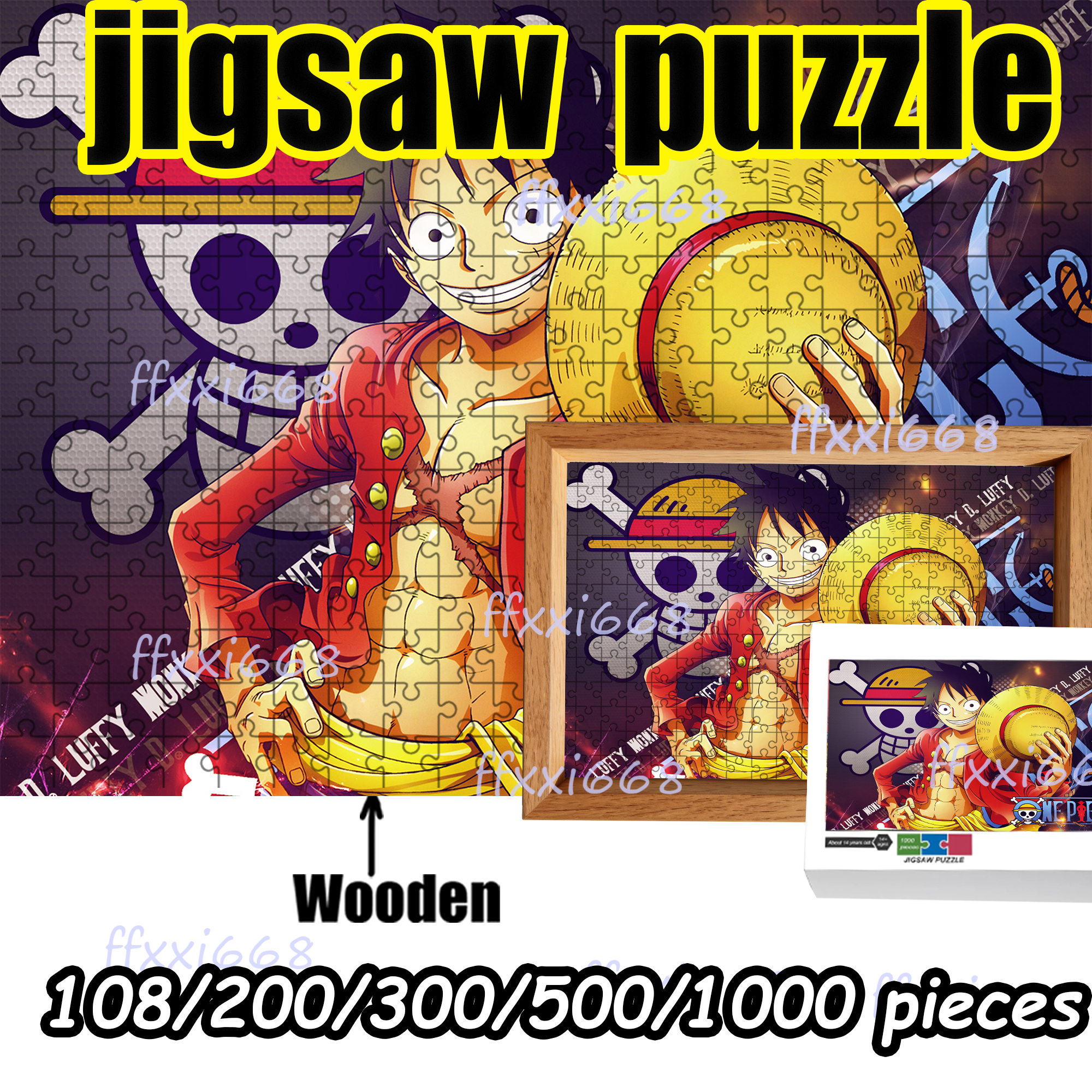 Woodworking Hobbies - One Piece Luffy Zoro Chopper Nami