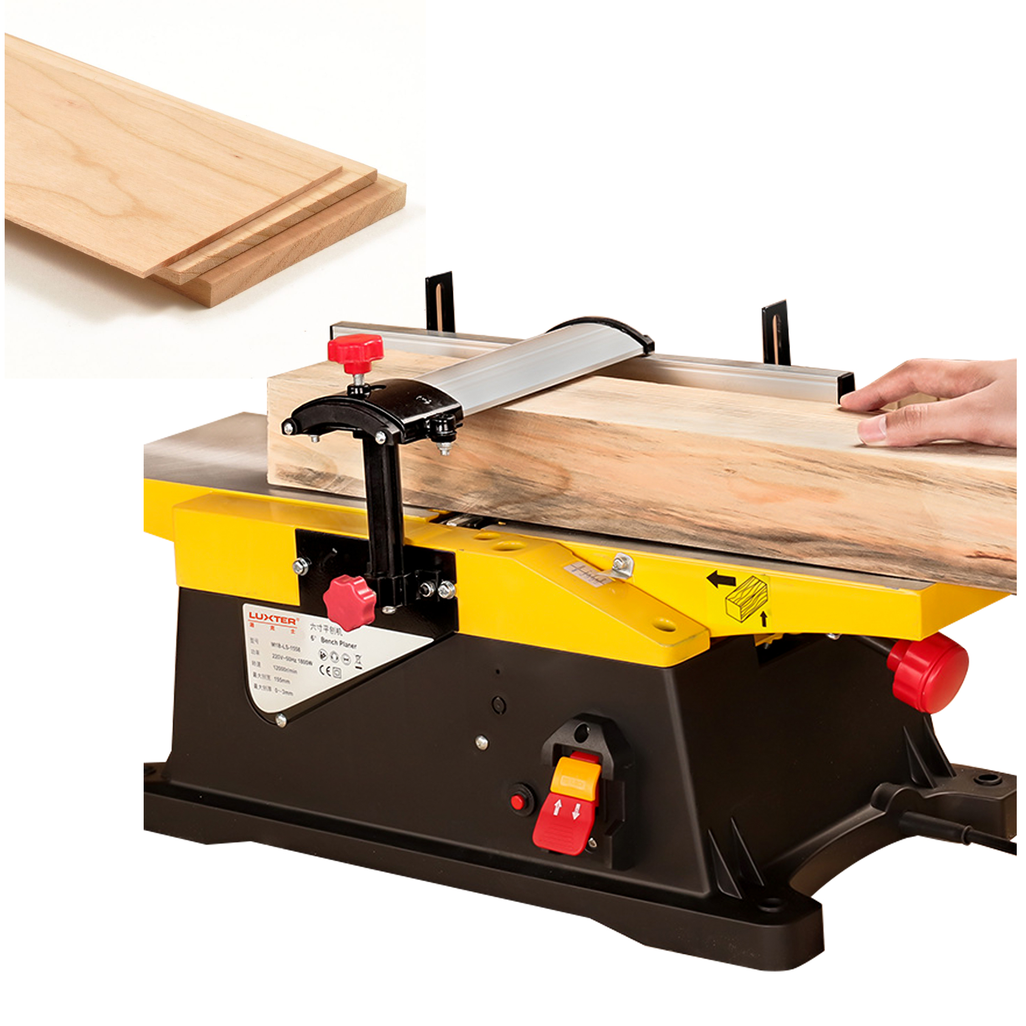 Woodworking Free Plans - 220V Multifunctional Electric Planer Woodworking Desktop