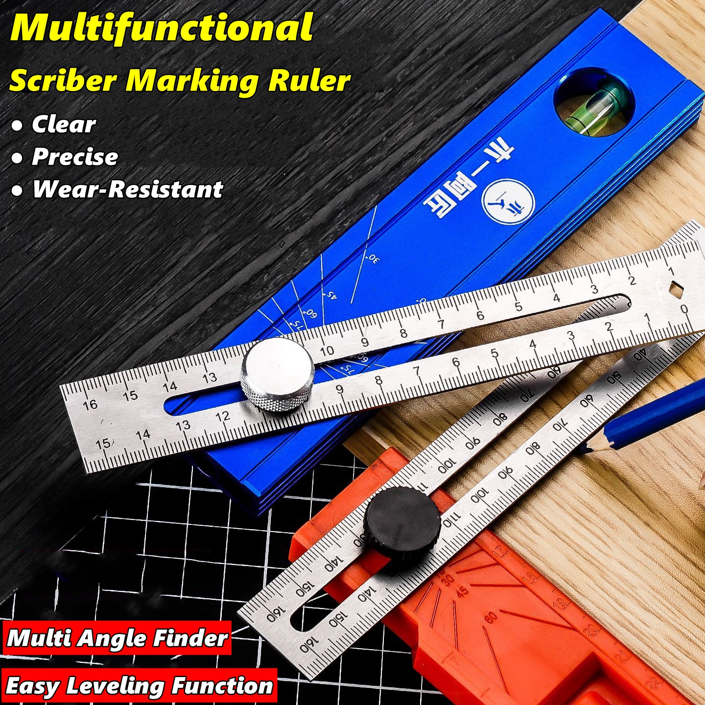 Woodworking Product - Scriber Marking Tools, Multi Angle Finder