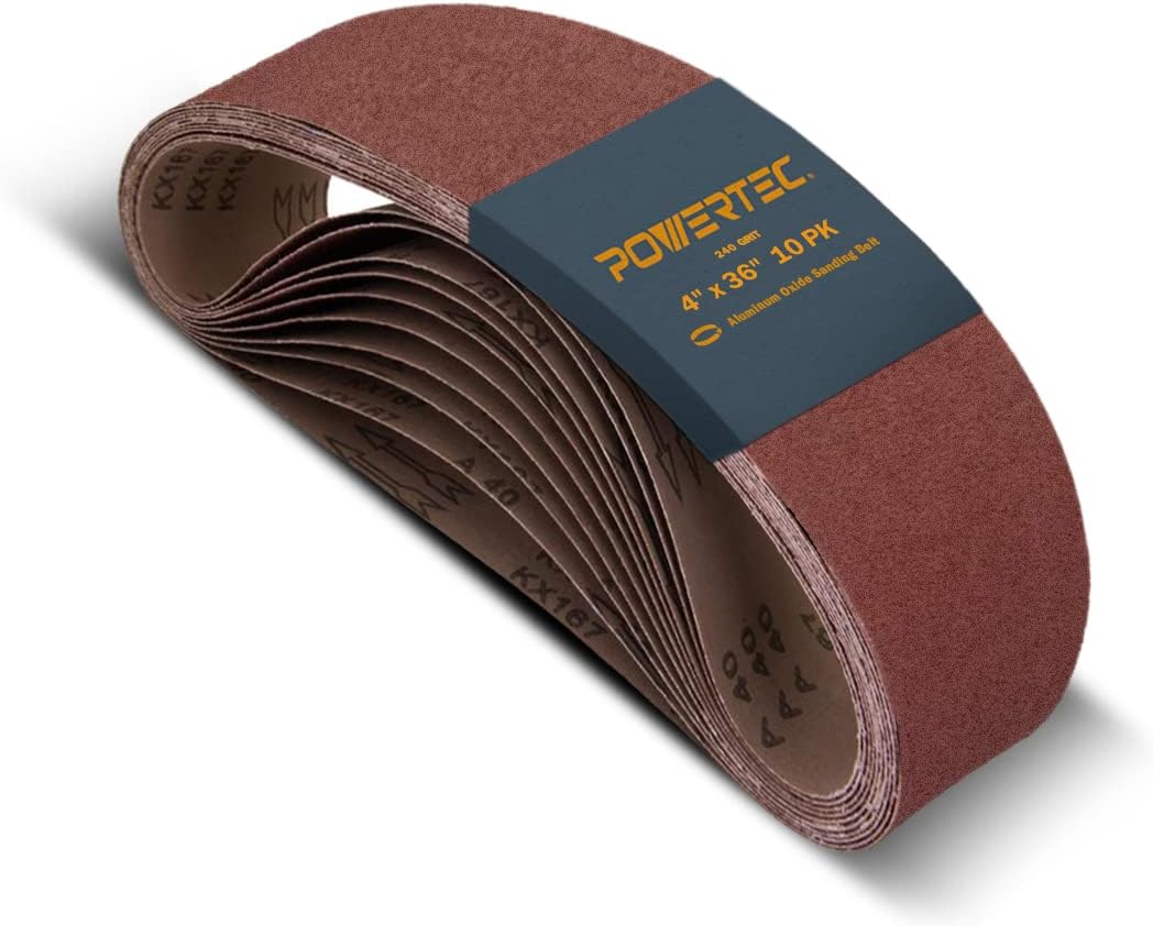 Woodworking Product - 10PK 4x36 Sanding Belts 240 Grit