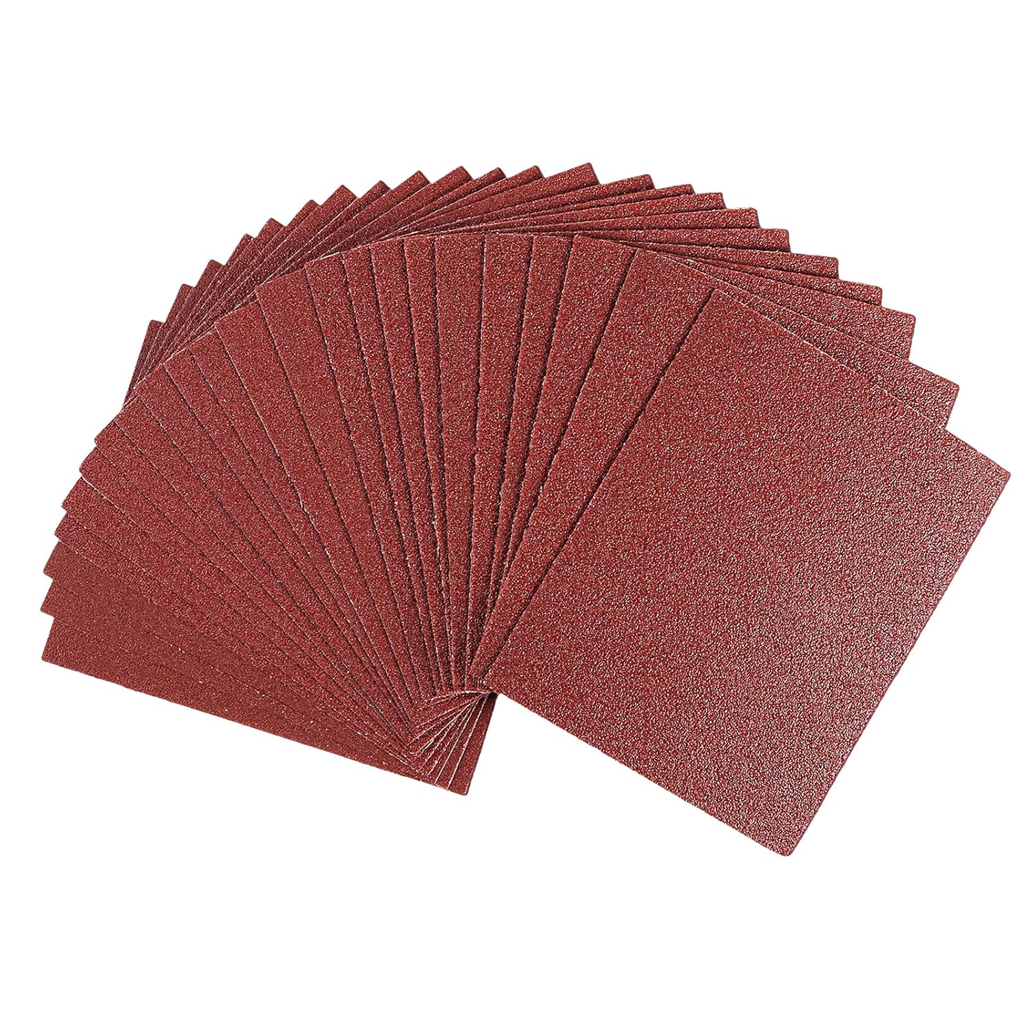 Woodworking Product - 1/4 Sandpaper Sheet 4-1/2x5-1/2 P80 Grit
