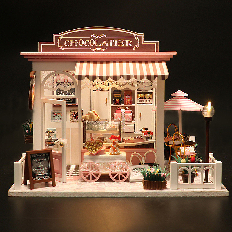 Woodworking Kits For Kids - DIY Miniature Dollhouse Kit 3D Puzzle