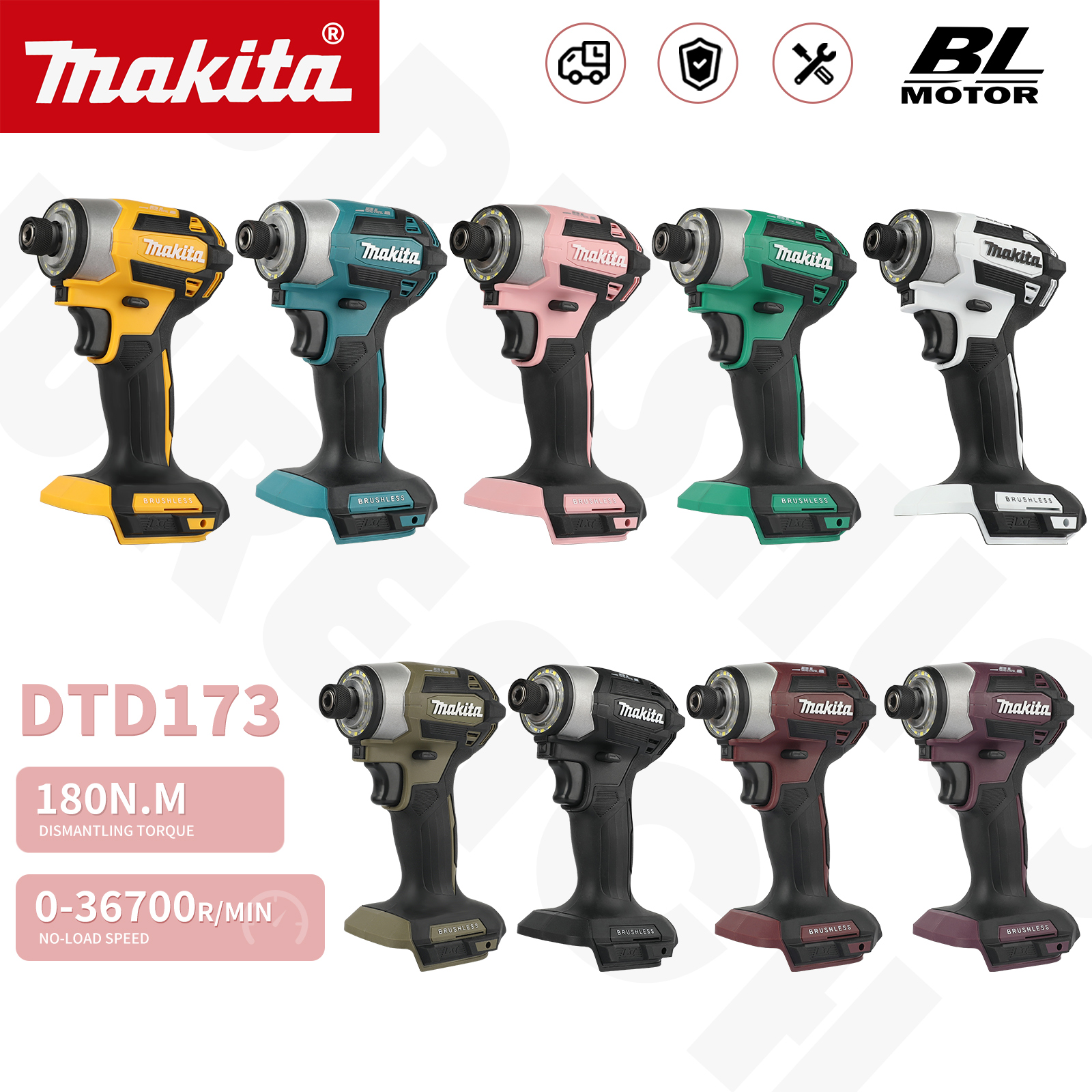 Woodworking In Japanese - Makita DTD173Z domestic multi-color Japanese rechargeable