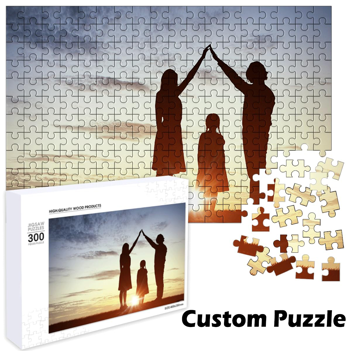 Woodworking Hobbies - 108/200/300/500/1000 Pieces Personal Custom Puzzles Handmade