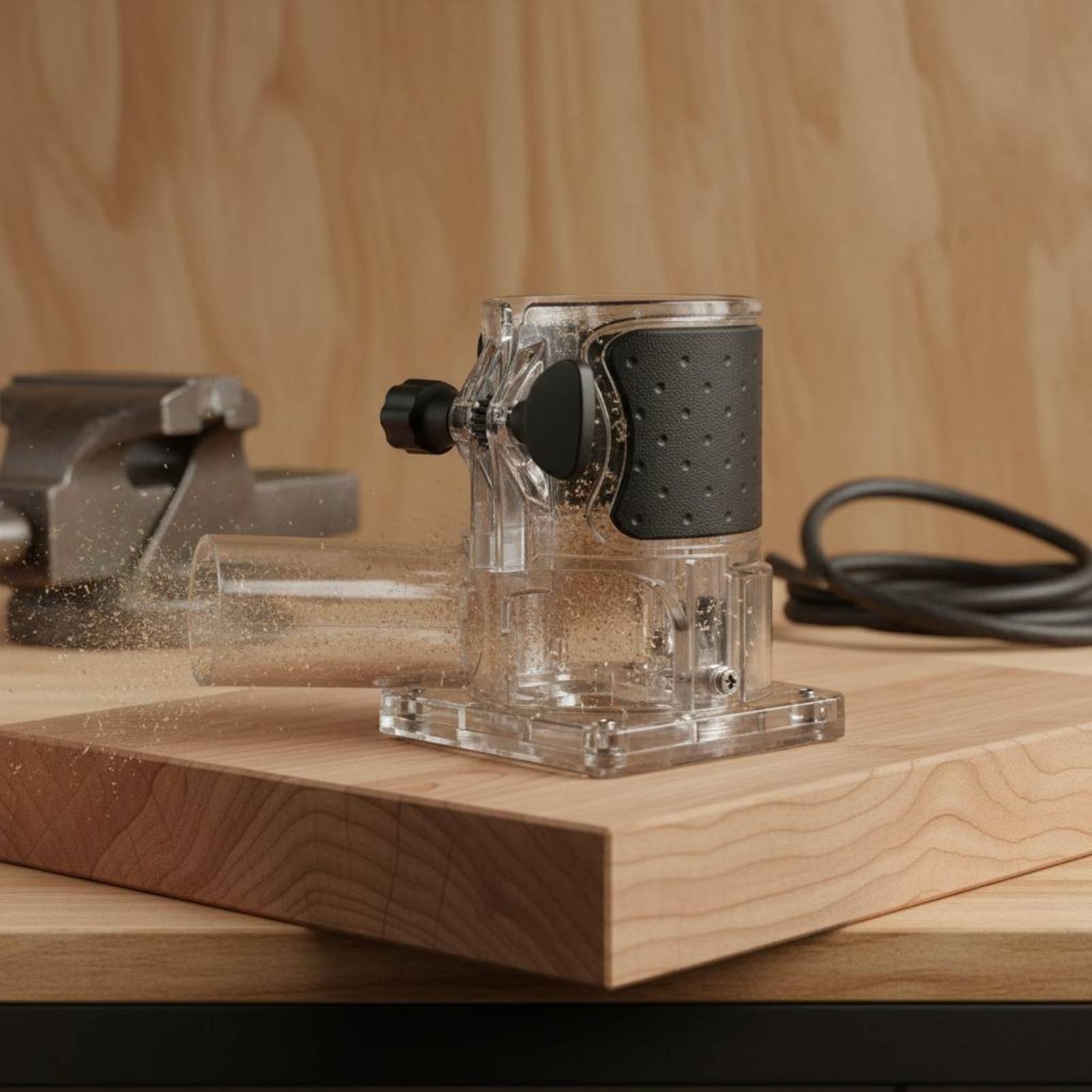 Transparent Router Dust Hood T – Woodworking And Carpentry recenzja i cena
