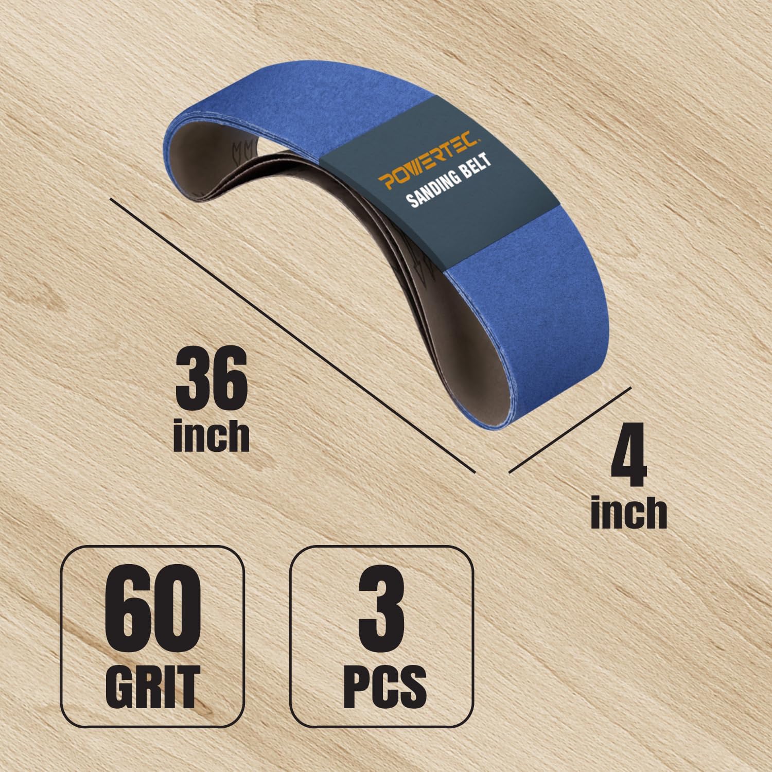 3 Pack 4x36 Sanding Belts 60 G – Woodworking Product recenzja i cena