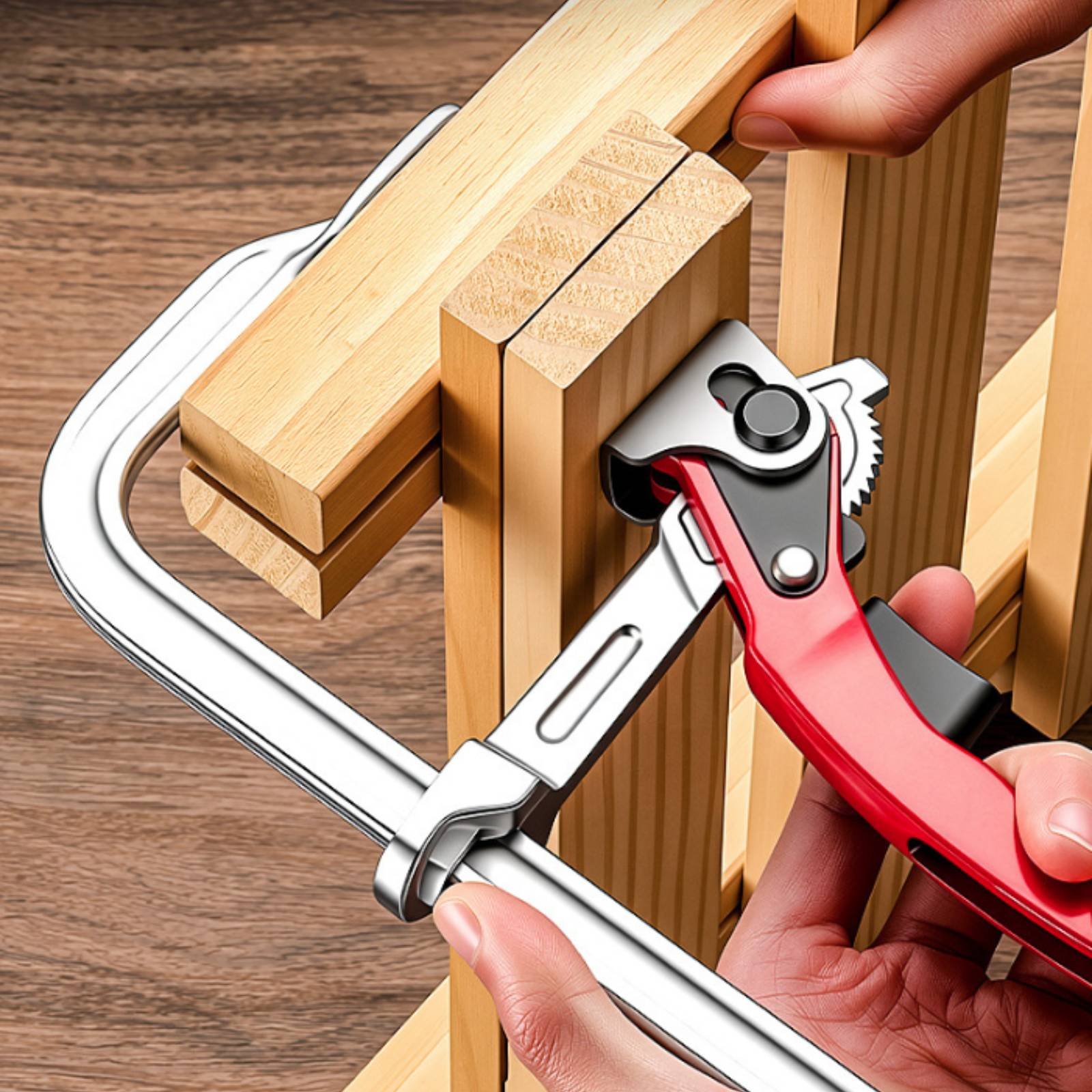 2 Pieces Ratchet F Clamp Indus – Woodworking Hand Tools recenzja i cena