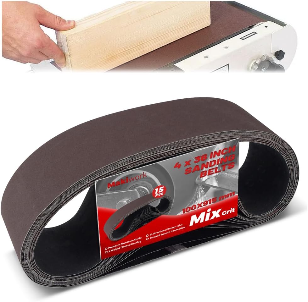 4x36 Inch Sanding Belts Set 15 – Woodworking Product recenzja i cena