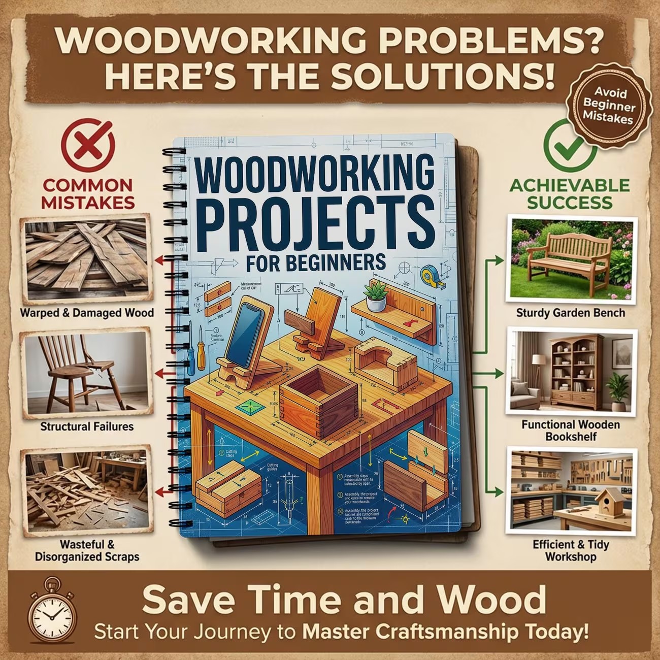 Easy Woodworking Plans for Beg – Woodworking Ideas For Beginners recenzja i cena