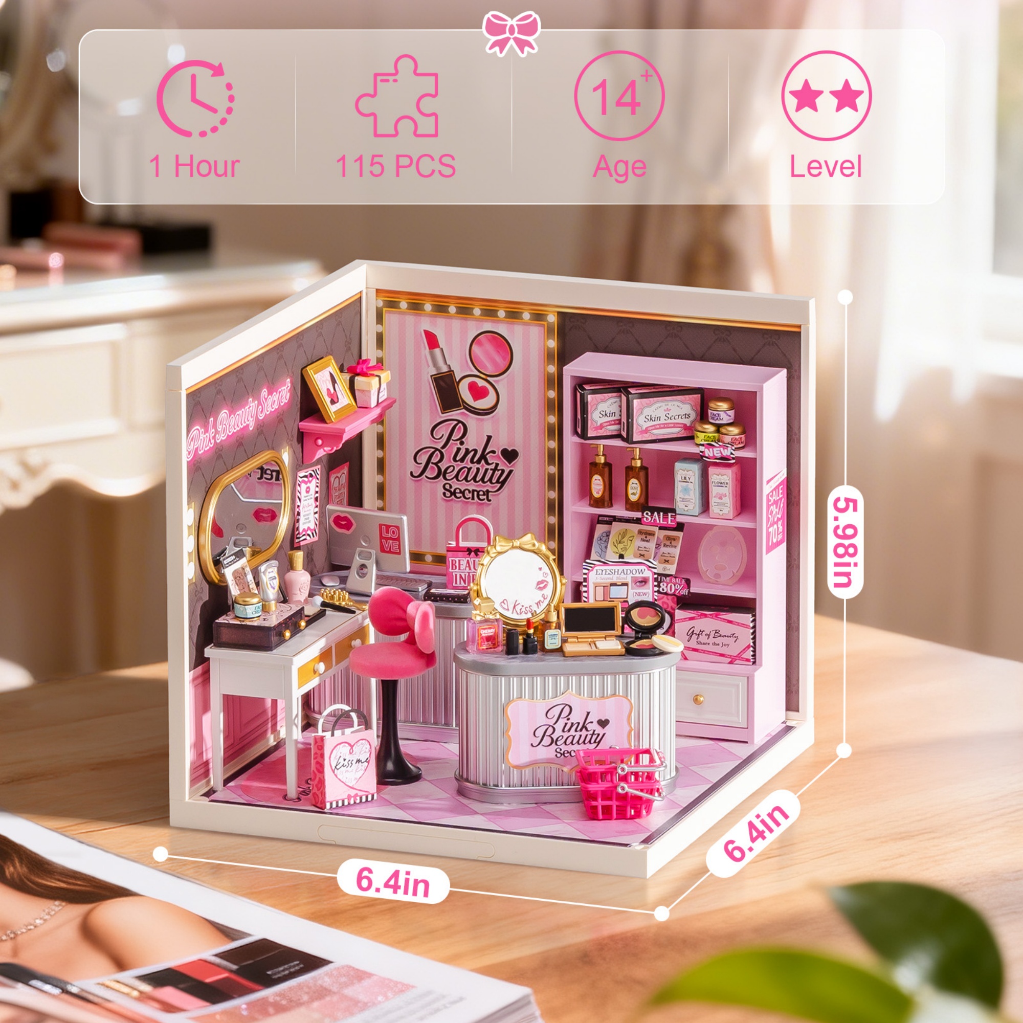 Rolife DIY Miniature House Kit – Woodworking Kits For Kids recenzja i cena