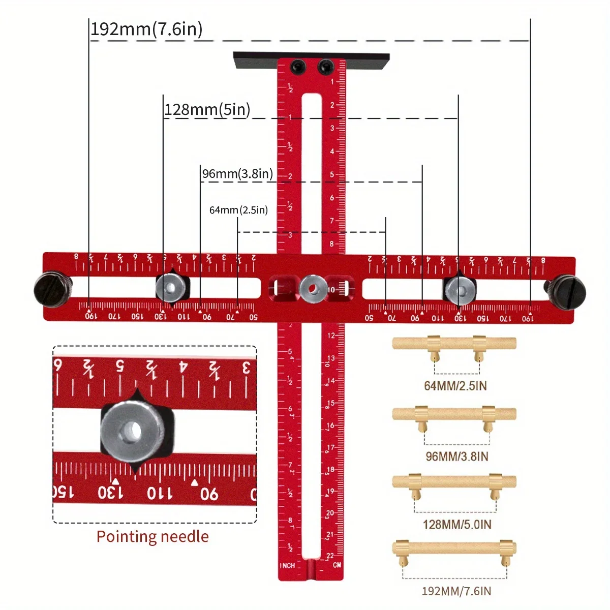 Cabinet Hardware Jig Aluminum  – Woodworking Design Software recenzja i cena