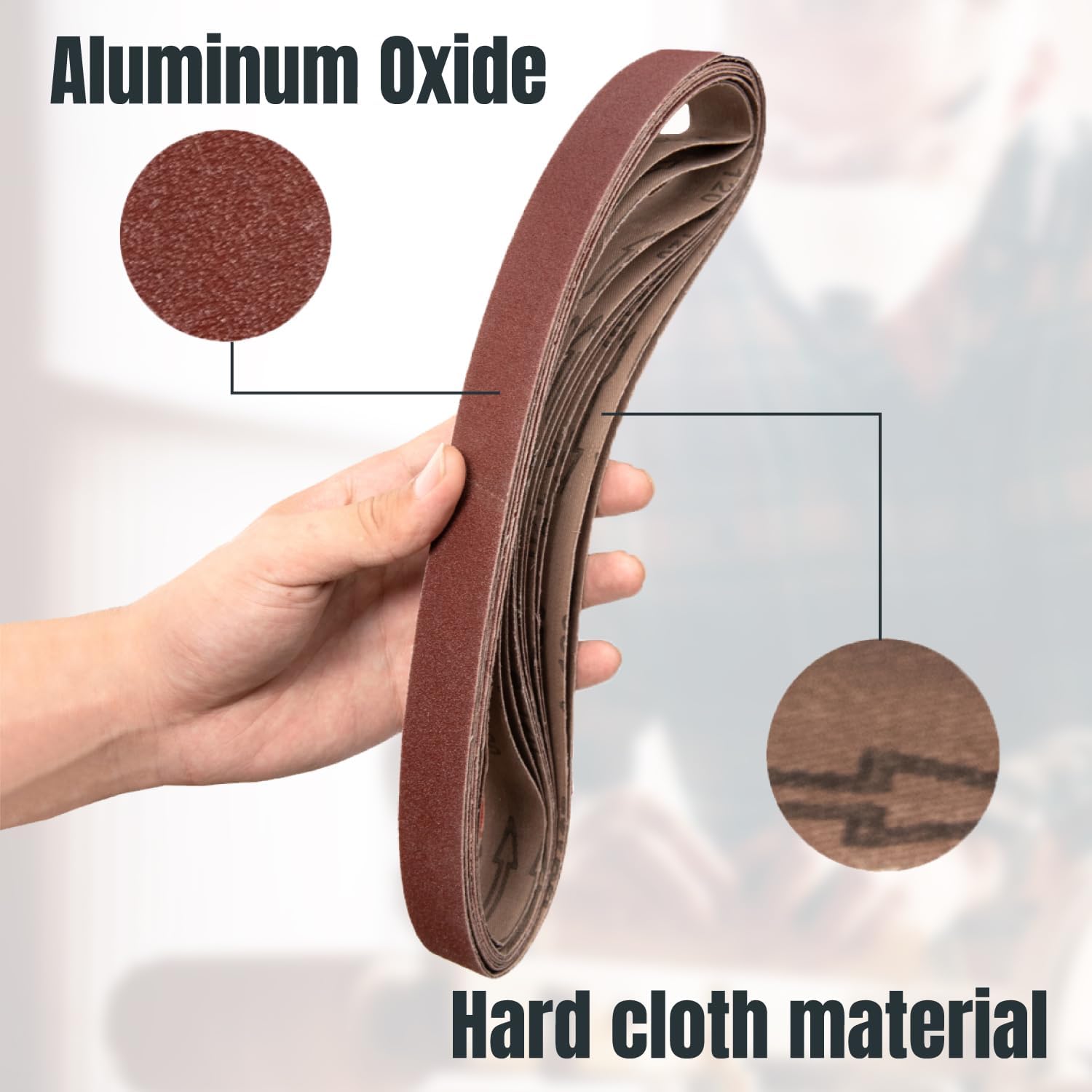 1x30 Sanding Belts 10 Pack, 80 – Woodworking Product recenzja i cena