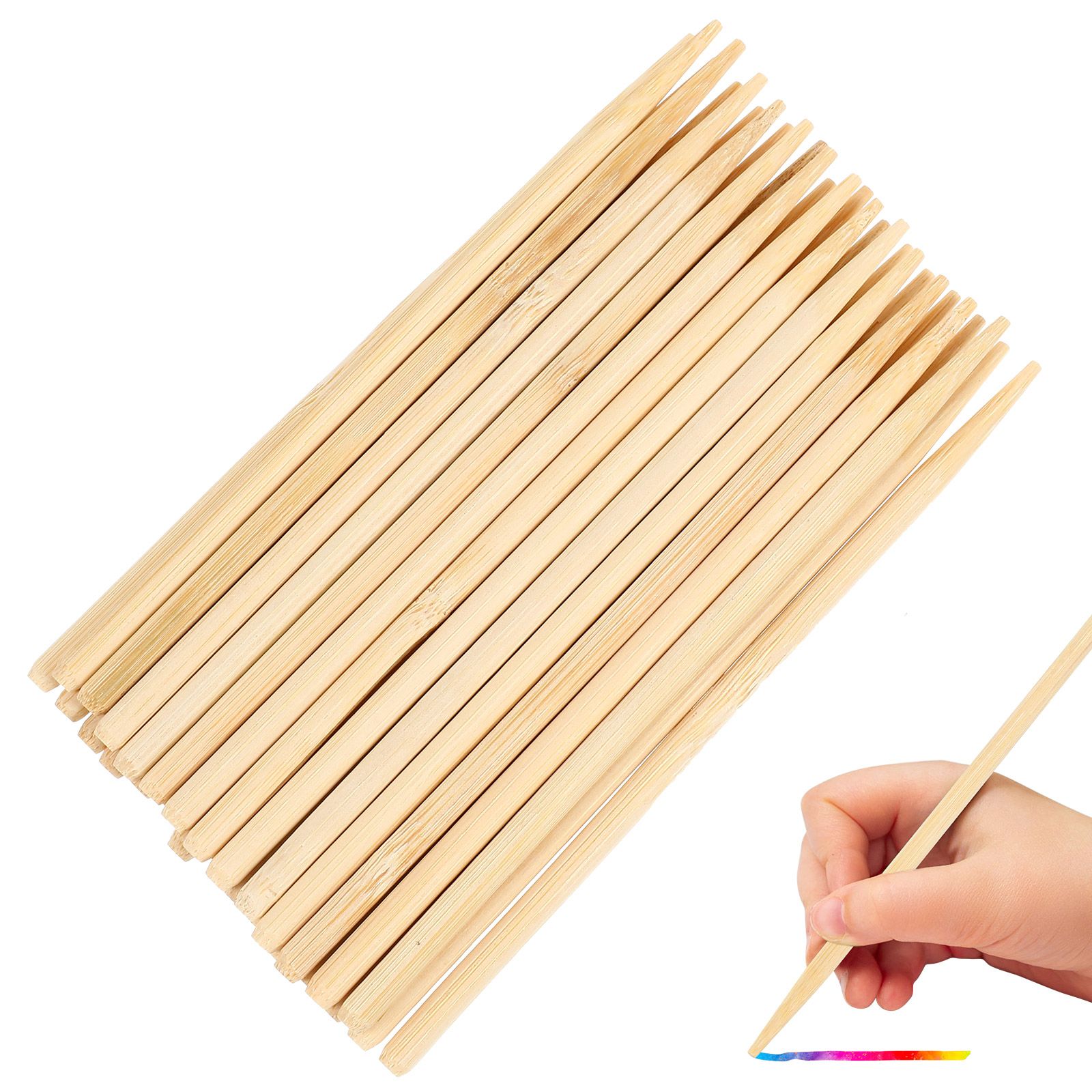 30pcs Scratch Bamboo Pens Wax  – Woodworking Hobbies recenzja i cena