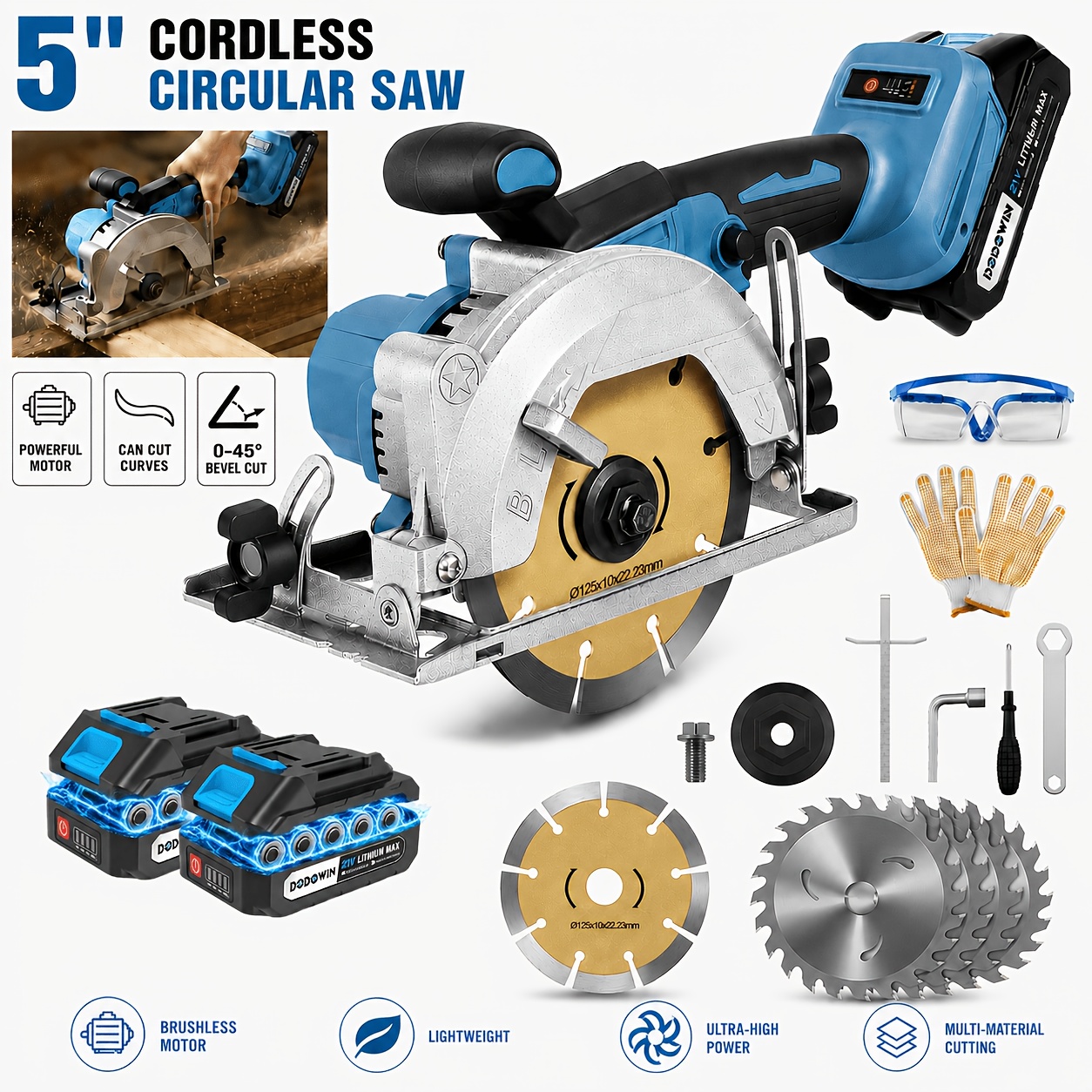 Brushless Circular Saw Kit - 2 – Woodworking Kits recenzja i cena