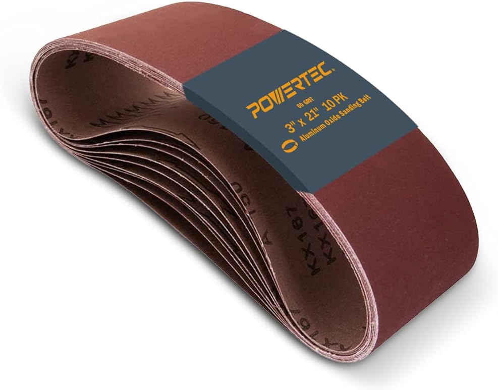 3x21 Sanding Belts 10PK 60 Gri – Woodworking Product recenzja i cena
