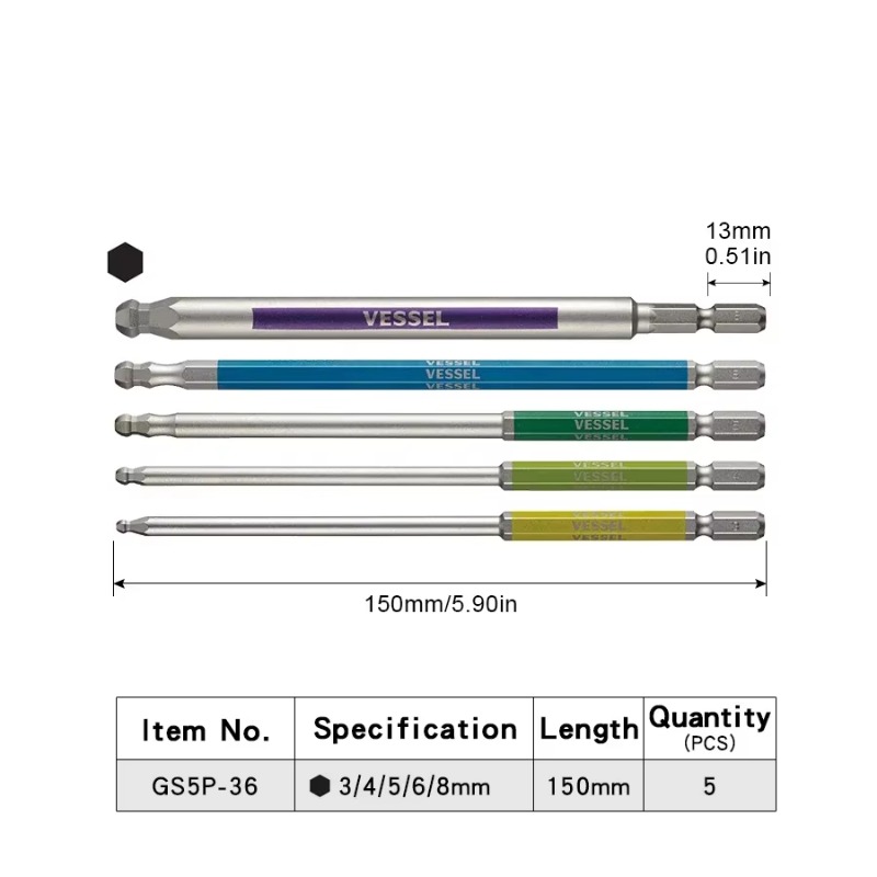 VESSEL JIS GSBP Series Bit Set – Woodworking In Japan recenzja i cena