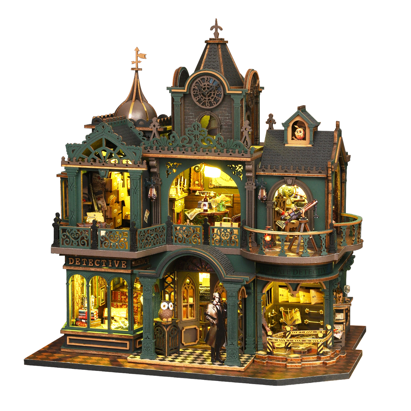 DIY Wooden Green Detective Age – Woodworking Kits For Kids recenzja i cena