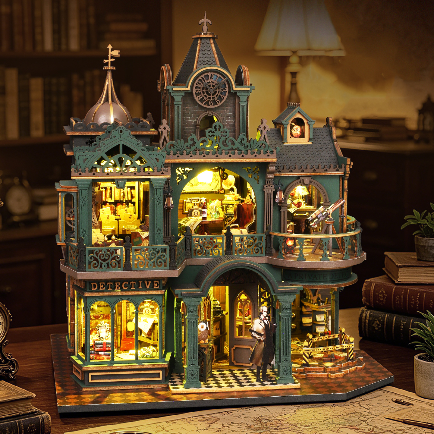 DIY Wooden Green Detective Age – Woodworking Kits For Kids recenzja i cena