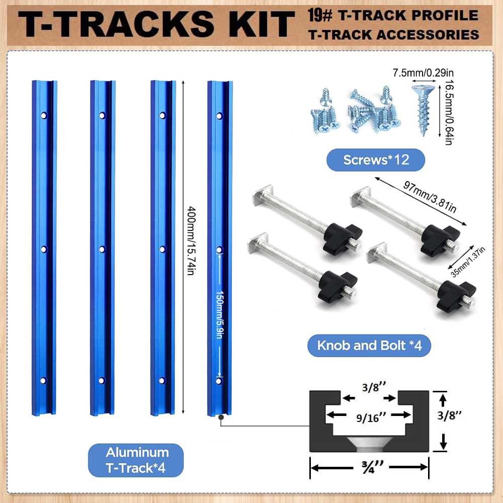 Woodworking 19# T-track Kit an – Woodworking Kits recenzja i cena
