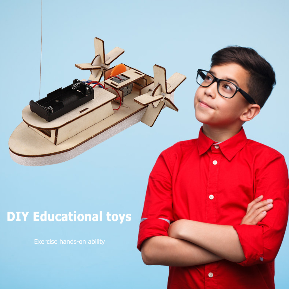 DIY Boat Model Science Toys Ki – Woodworking Kits For Kids recenzja i cena