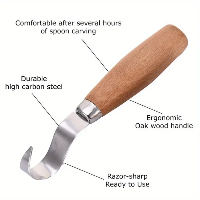 Wood Carving Knife Chisel Hook – Woodworking Hand Tools recenzja i cena