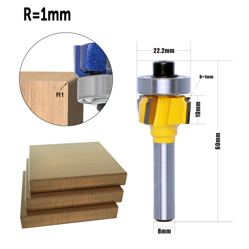 CHWJW 1PC 8mm Shank high quali – Woodworking Edge Corner Planer recenzja i cena
