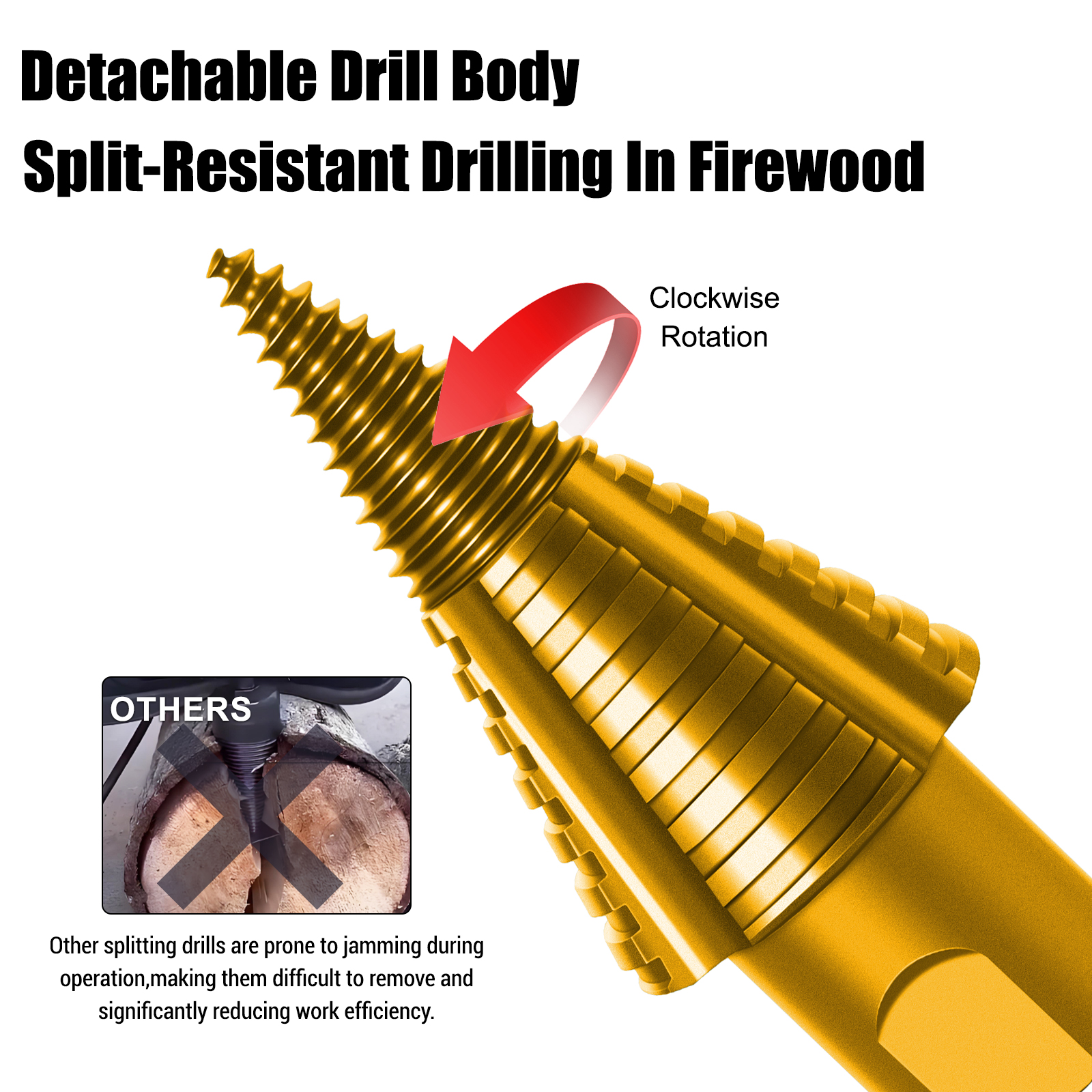 Firewood Splitting Drill Bit T – Woodworking Kerf recenzja i cena
