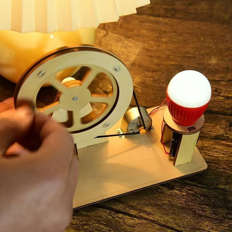 DIY Wooden Hand Generator Kids – Woodworking Kits For Kids recenzja i cena