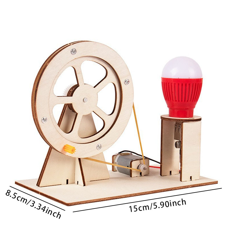 DIY Wooden Hand Generator Kids – Woodworking Kits For Kids recenzja i cena