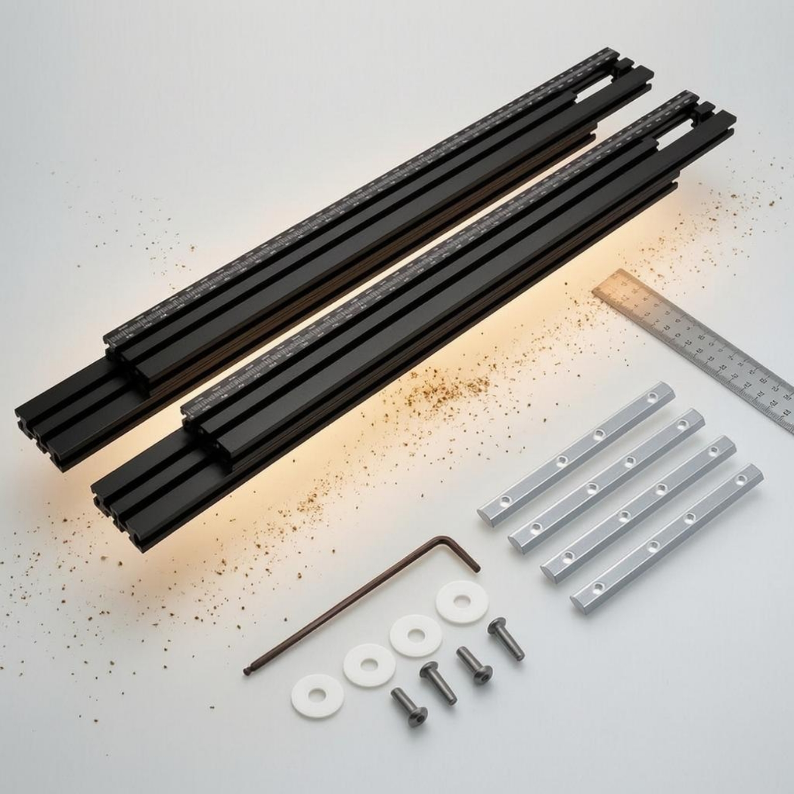 Routing Guide Tracks Metal Cut – Woodworking Kits recenzja i cena