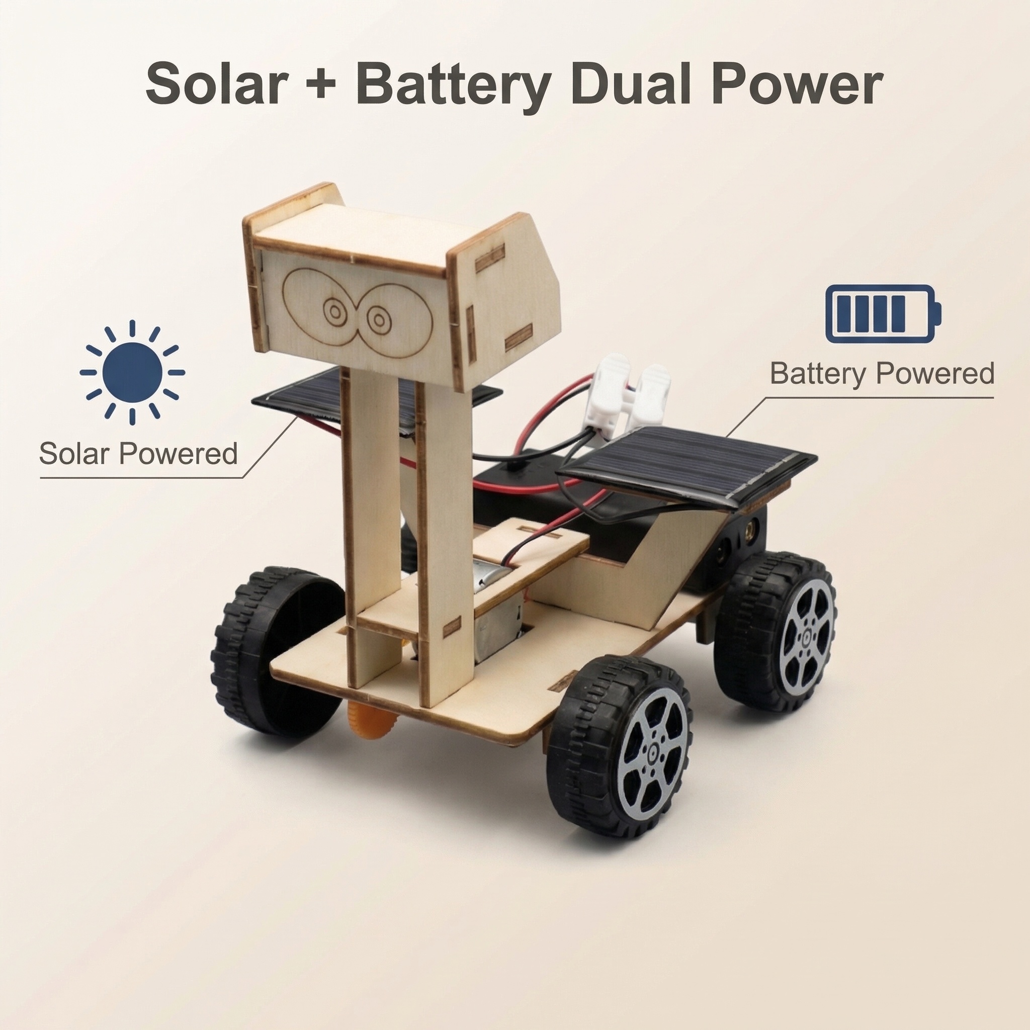 Upgraded 2-in-1 STEM Solar Lun – Woodworking Kits For Kids recenzja i cena