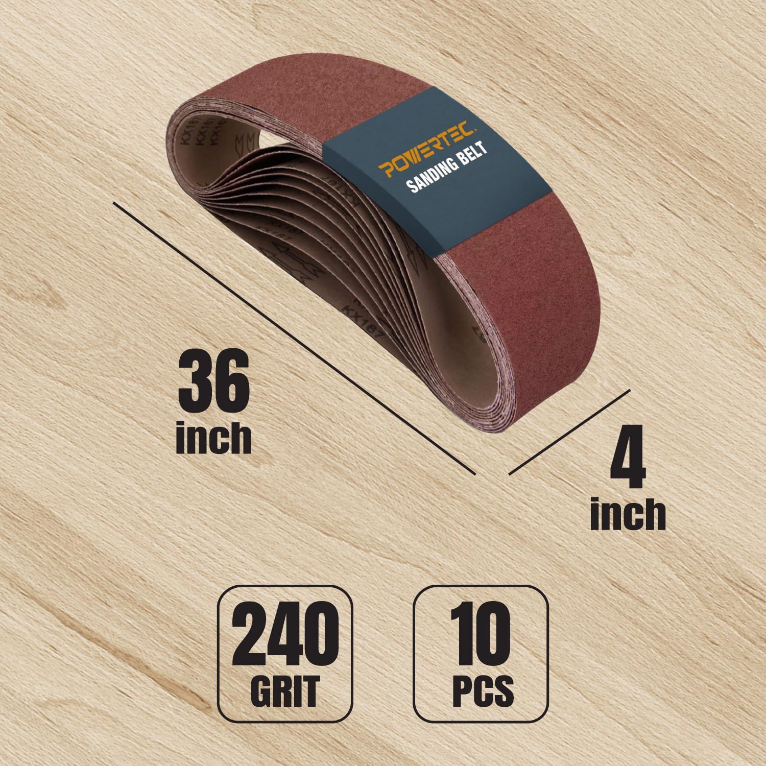 10PK 4x36 Sanding Belts 240 Gr – Woodworking Product recenzja i cena