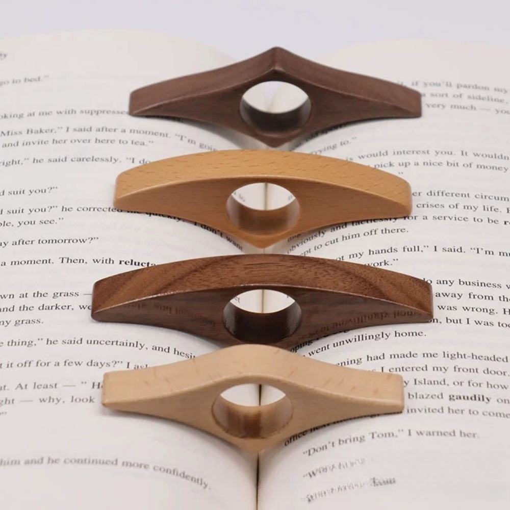 Solid Wood Thumb Book Support  – Woodworking School recenzja i cena