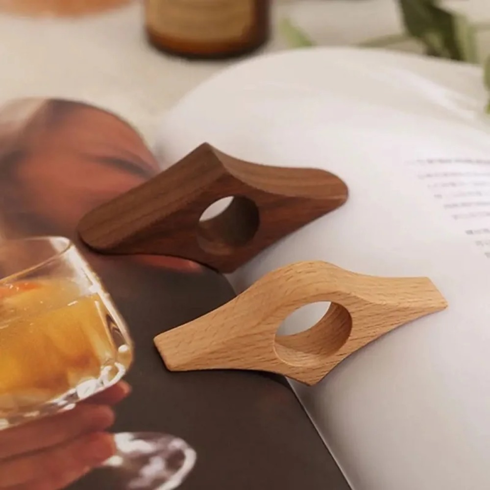 Solid Wood Thumb Book Support  – Woodworking School recenzja i cena