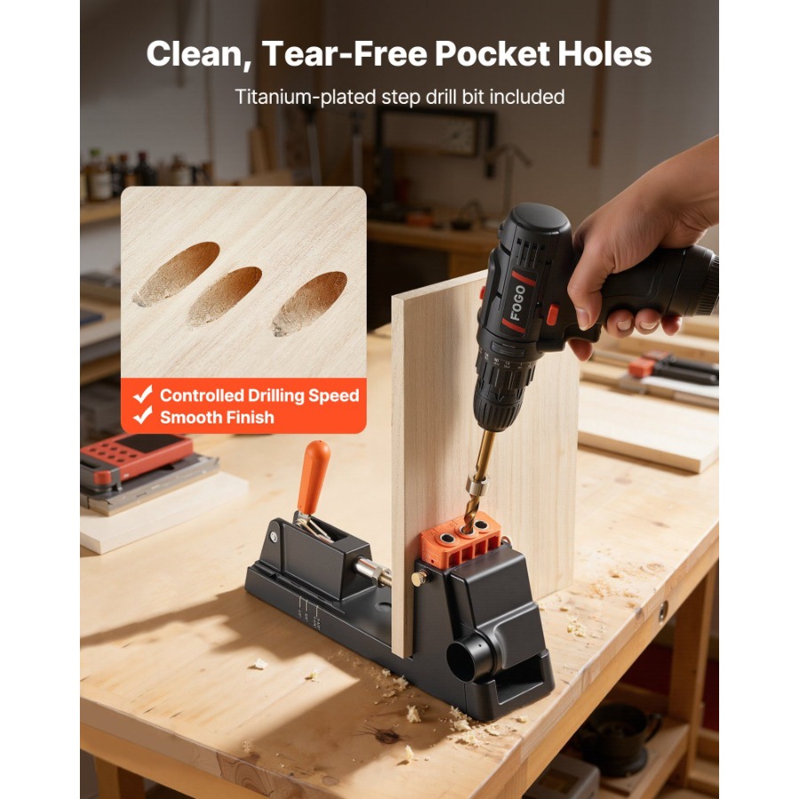 Pocket Hole Jig Kit 1/2 to 1-1 – Woodworking Kits recenzja i cena