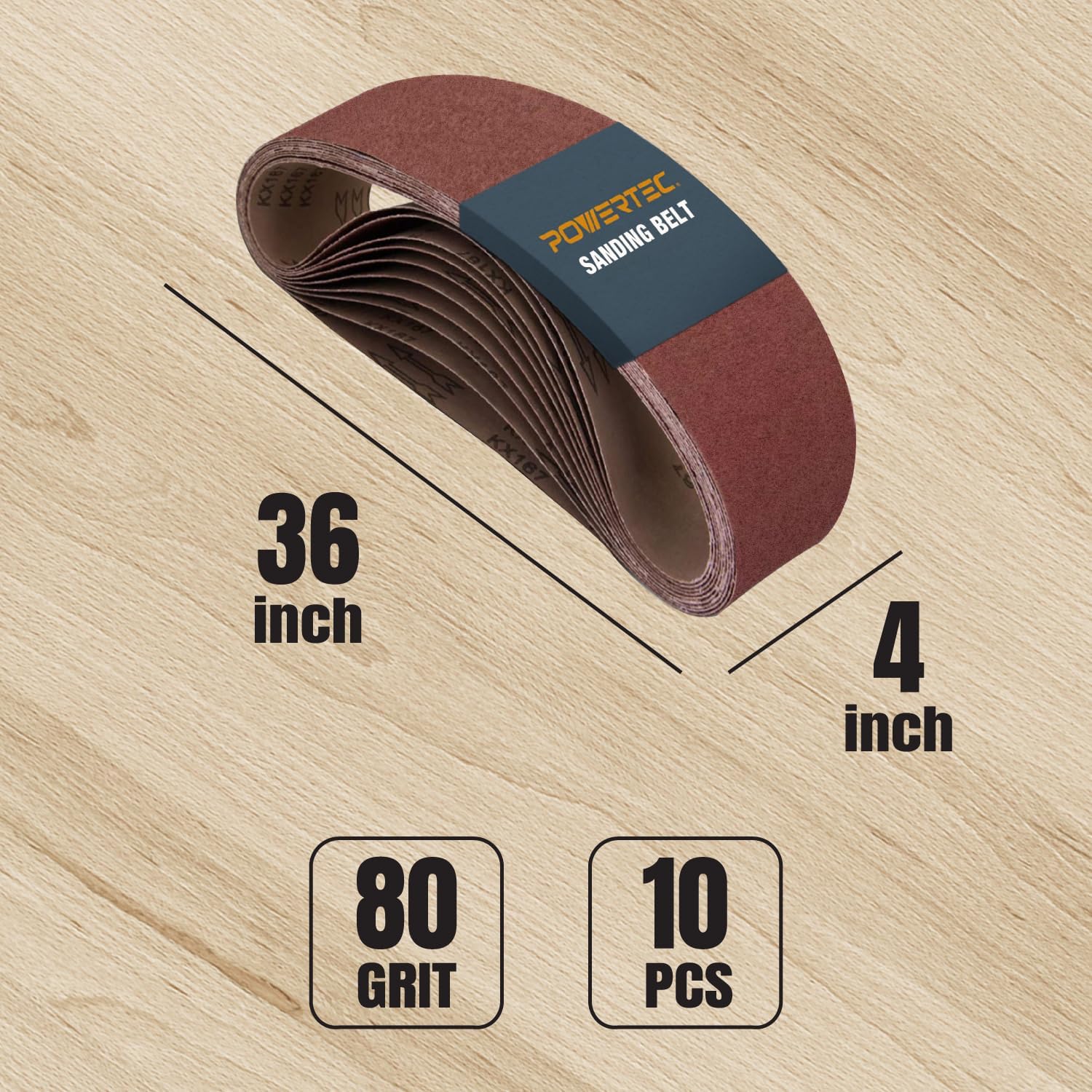 80 Grit 4x36 Sanding Belts for – Woodworking Product recenzja i cena