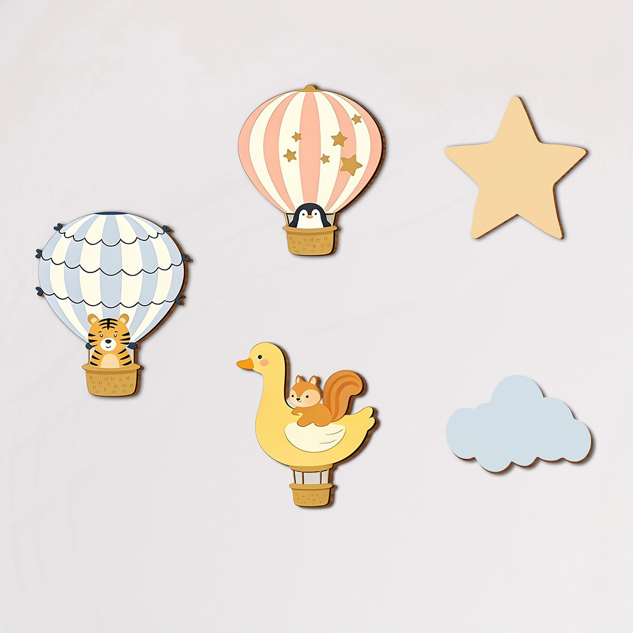 5Pcs Animal Hot Air Balloon Wo – Woodworking Hobbies recenzja i cena