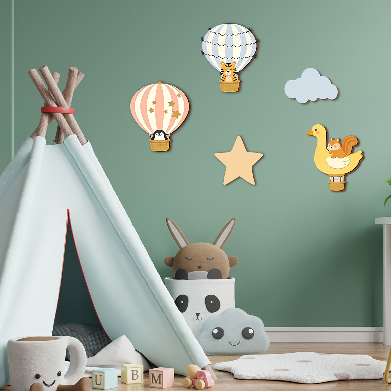 5Pcs Animal Hot Air Balloon Wo – Woodworking Hobbies recenzja i cena
