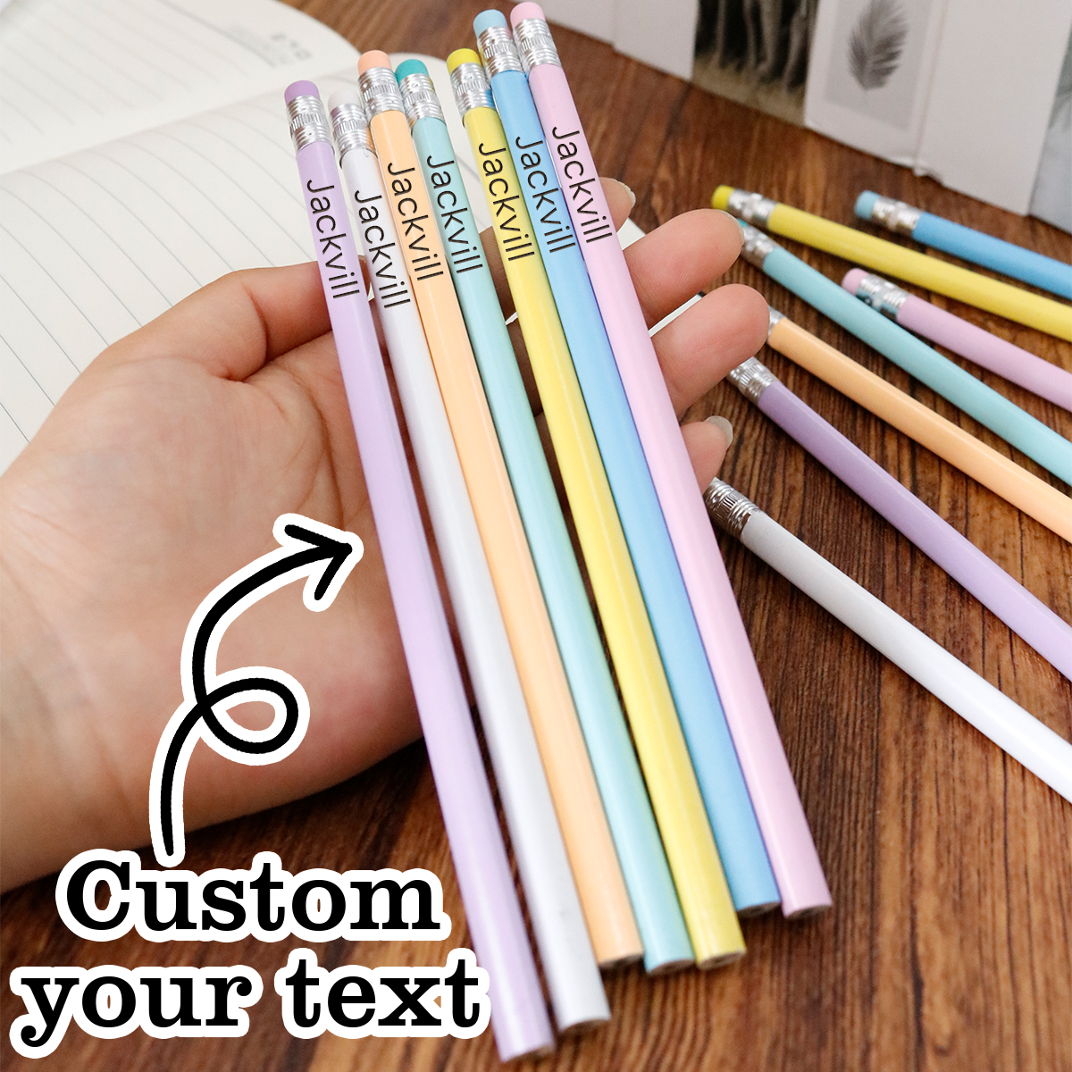 Custom Text Pencils,Personaliz – Woodworking School recenzja i cena